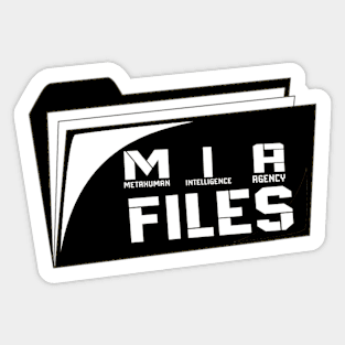 MIA Files Logo Sticker